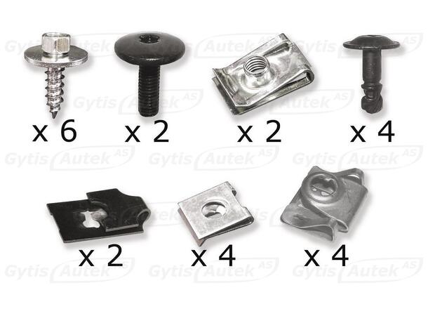 Monteringssats till hasplåt | BMW 5 ser. E60/E61 2003-2010 | gytek.se
