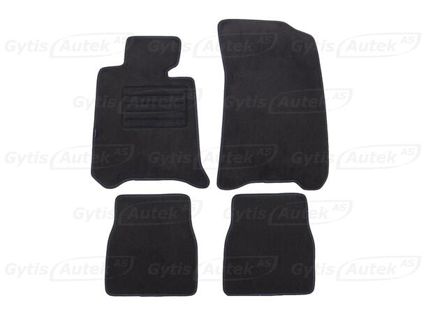 Gulvmatter i stoff til BMW 3 ser. E30 1982-1990 | gytisautek.no