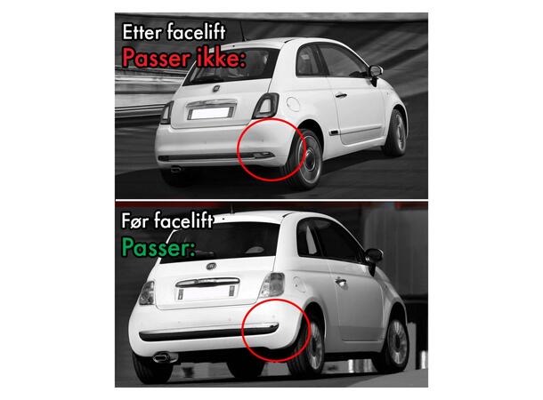 Stänkskydd till Fiat 500 2008-2020 | gytek.se