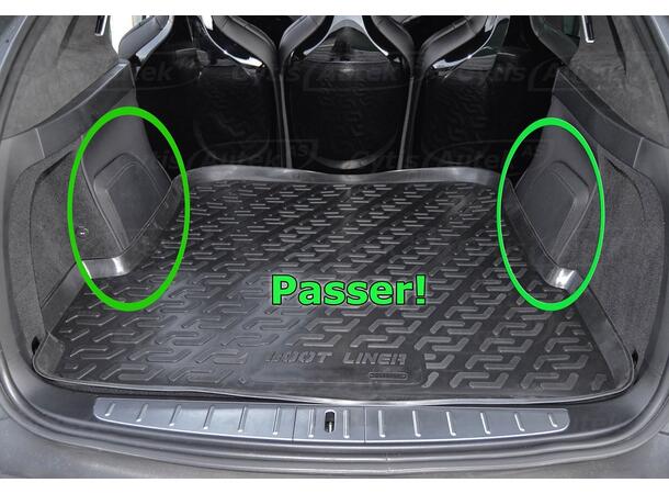 Bagagerumsmatta | Tesla Model X 2016-2017 | gytek.se