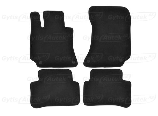 Gulvmatter i stoff til MB E-Klasse W212 2009-2015 | gytisautek.no