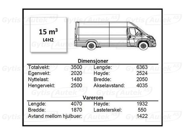 Lastrumsmatta till Citroen Jumper 2006-> | gytek.se