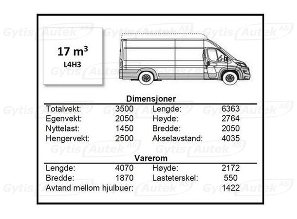 Lastrumsmatta till Citroen Jumper 2006-> | gytek.se