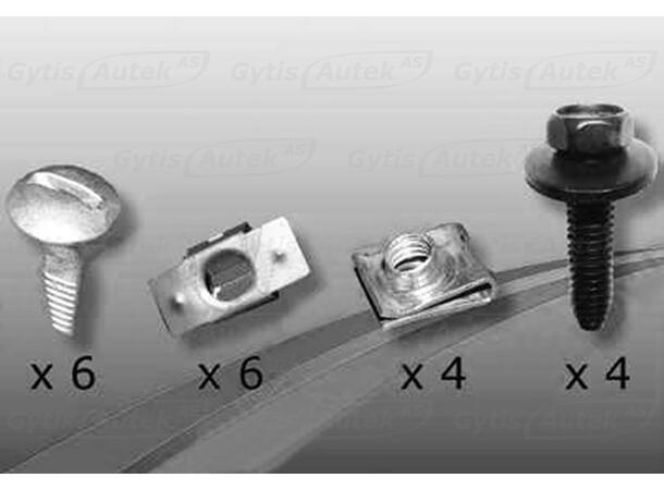Monteringssats till hasplåt | Citroen C5 2004-2007 | gytek.se