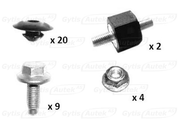 Monteringssats till hasplåt | Ford Galaxy 1995-2006 | gytek.se