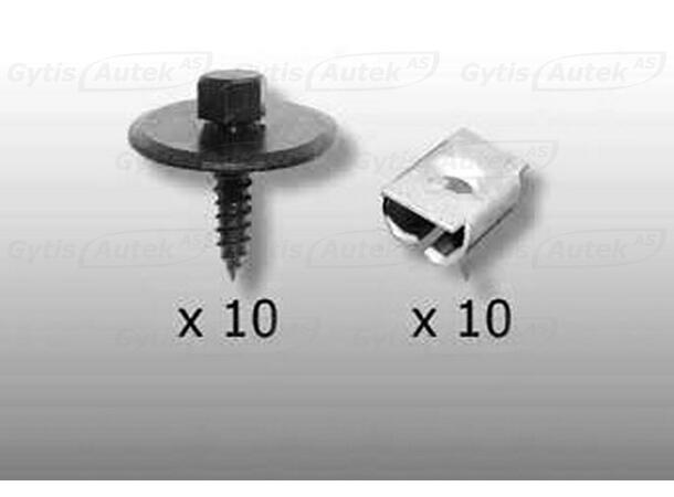 Monteringssett til bunnplate for Mercedes-Benz W124 | gytisautek.no