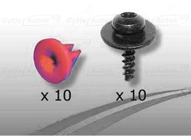 Monteringssett til bunnplate for Ford Mondeo 2000-2007 |gytisautek.no