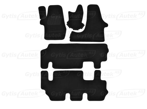 Gulvmatter i stoff til VW T5 2003-2015 | gytisautek.no