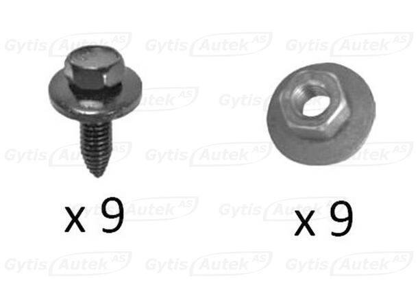 Monteringssett til bunnplate for Fiat Ducato 1994-2006 |gytisautek.no