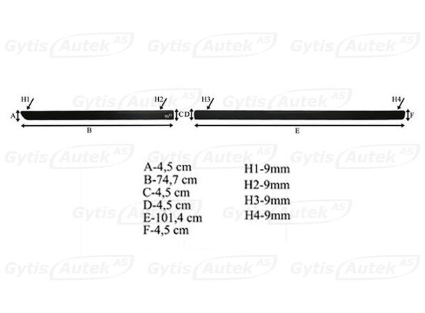 Sidolister till Skoda Octavia 2004-2012 | gytek.se