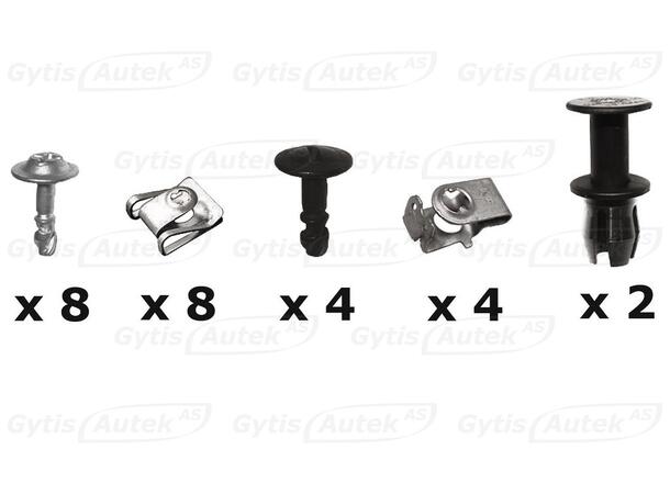 Monteringssett til bunnplate for Audi A5 2007-2016 | gytisautek.no