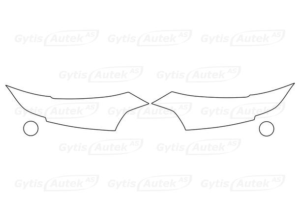 Lyktskydd - Folie | Mitsubishi Outlander 2013-2021 | gytek.se