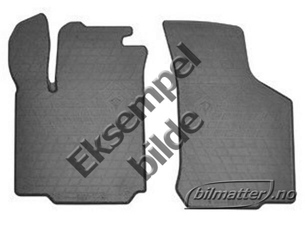 Bilmattor. Fram. Gummi Volvo XC60 2007-2017 