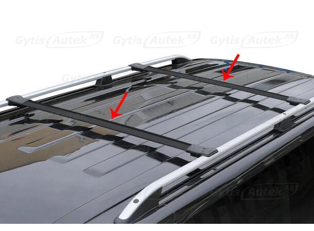 Takräcke. Svart. Aluminium Opel Vivaro 2015-2019 