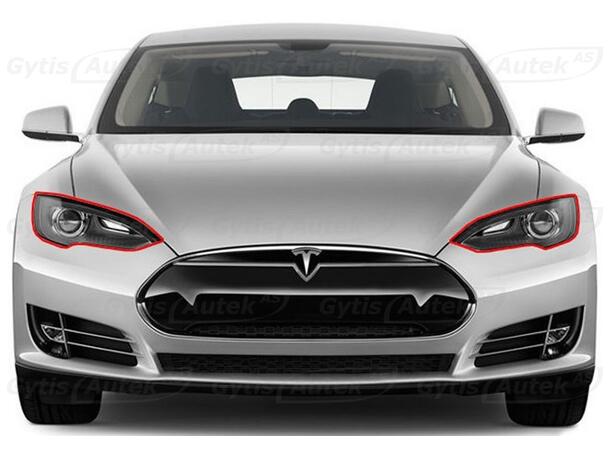 Lyktskydd - Folie | Tesla Model S 2012-2017 | gytek.se